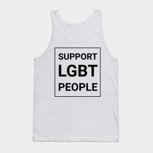 Support LGBT People Tank Top